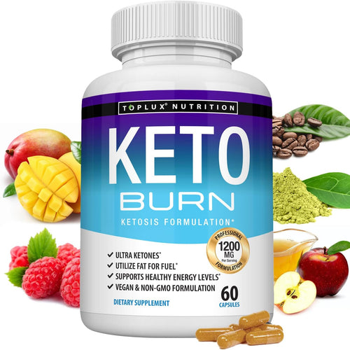 Keto Burn Pills Ketosis - 1200 Mg Ultra Advanced Natural Ketogenic Using Ketone Diet Support Energy Focus Men Women 60 Capsules-Shop